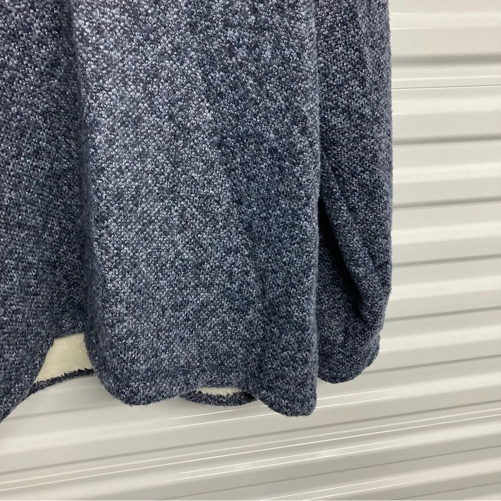 Orvis Heathered Blue Zip-Up Sweater - Picture 7 of 13